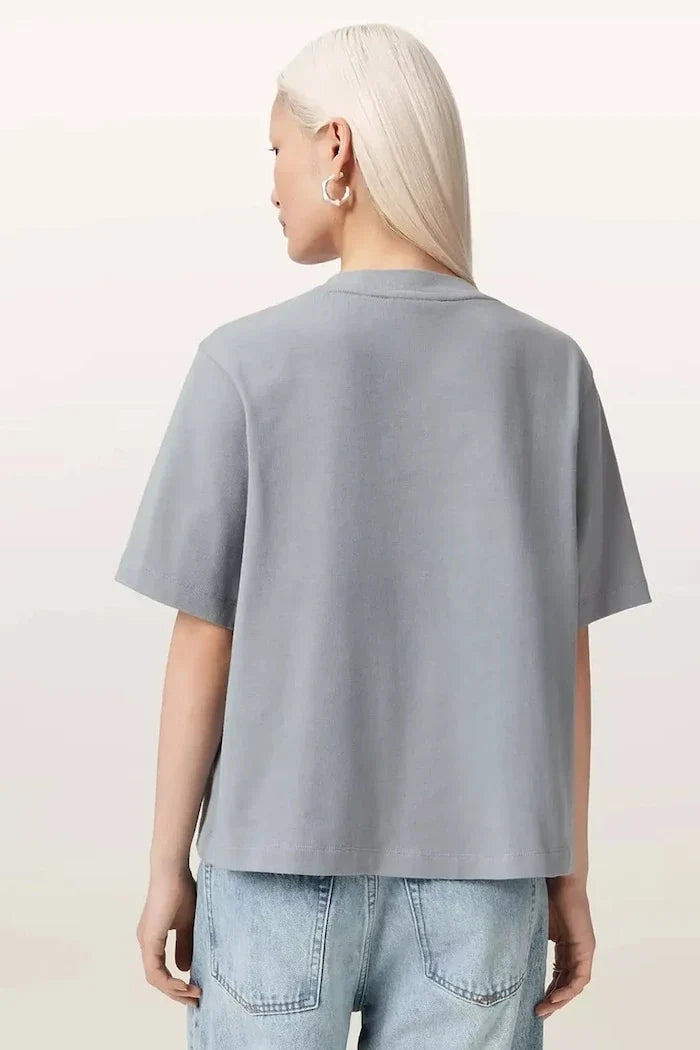 AllSaints kadın pamuk oversize tişört ELLA