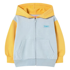 Tinycottons - Hoodie aus Bio-Baumwolle mit Farbblock-Muster | Grün