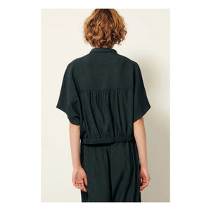 Sessùn - Alfassa Bluse | Dunkelgrau