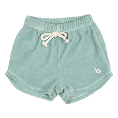 Búho - Bademantel-Shorts | Grünes Wasser