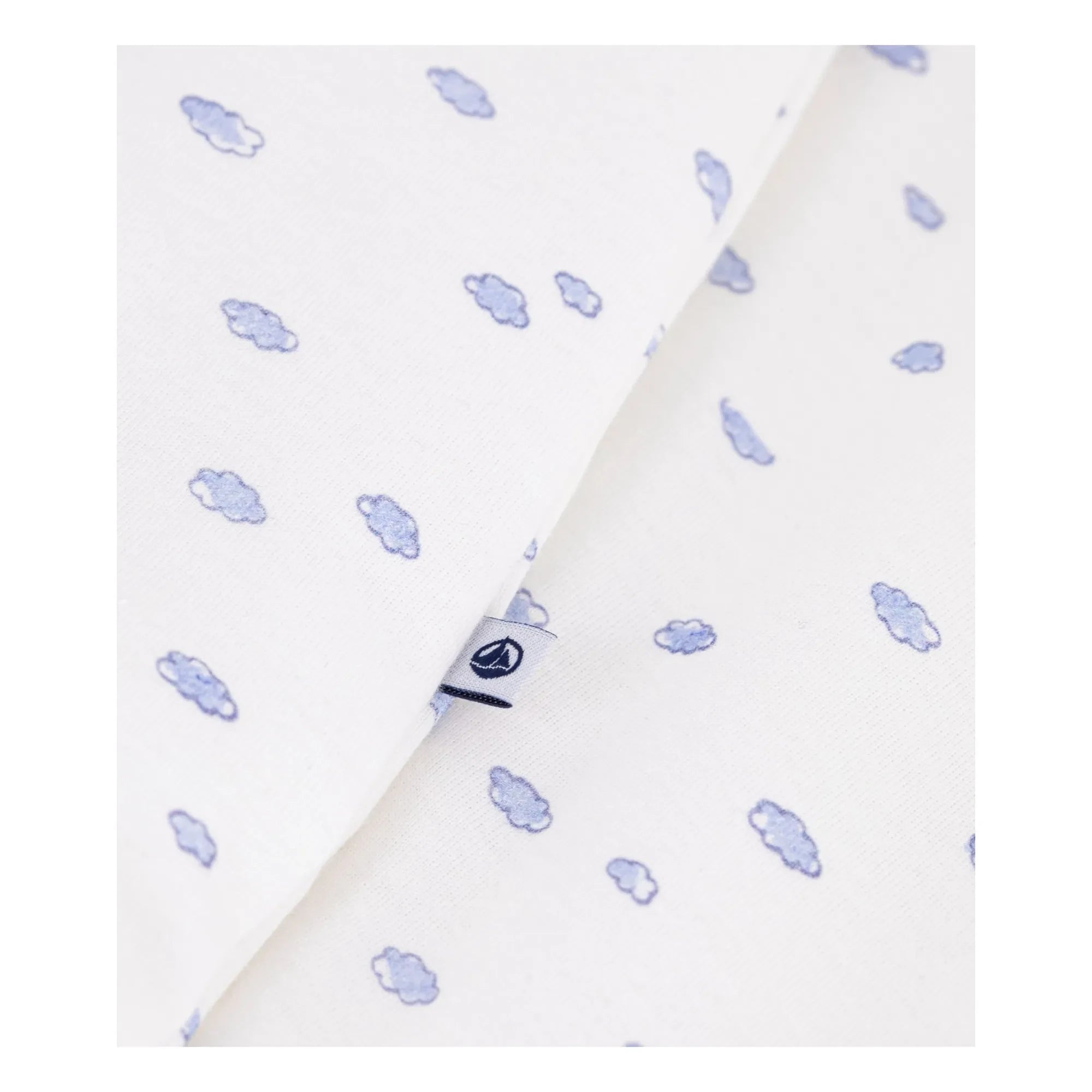 Petit Bateau - Nuages Organik Pamuk uyku tulumu | Beyaz