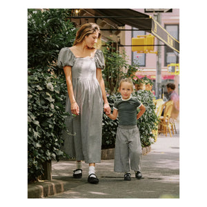 Rylee + Cru - Vichy-Karo-Hose | Schwarz