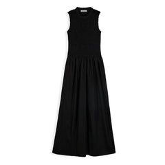 Maria de la Orden - Saint Barth Baumwollkleid | Schwarz