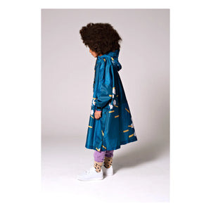 Rainkiss - Japanese Blossom Yağmurluk - Çocuk Koleksiyonu | Mavi