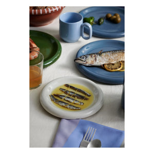 Hay - Barro Terracotta Cups - Set of 2, Rui Pereira | Light Blue