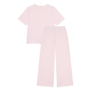 Petit Bateau - Çizgili Organik Pamuk Pijama | Pembe