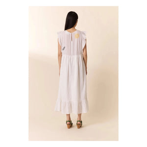 Leon & Harper - Organic Cotton Room Dress | White