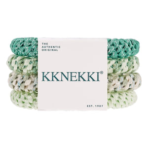 Bon Dep - 4'lü Kknekki 65 scrunchies seti | Badem yeşili