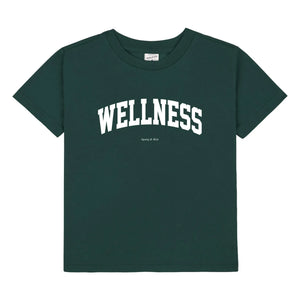 Sporty & Rich - Wellness Ivy Tişört Geri dönüştürülmüş pamuk | Koyu yeşil