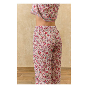 Louise Misha - Louka Schlafanzug aus Bio-Baumwolle | Rosa