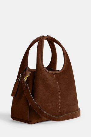 Coach süet kadın crossbody çanta Suade Lana Shoulder Bag 23