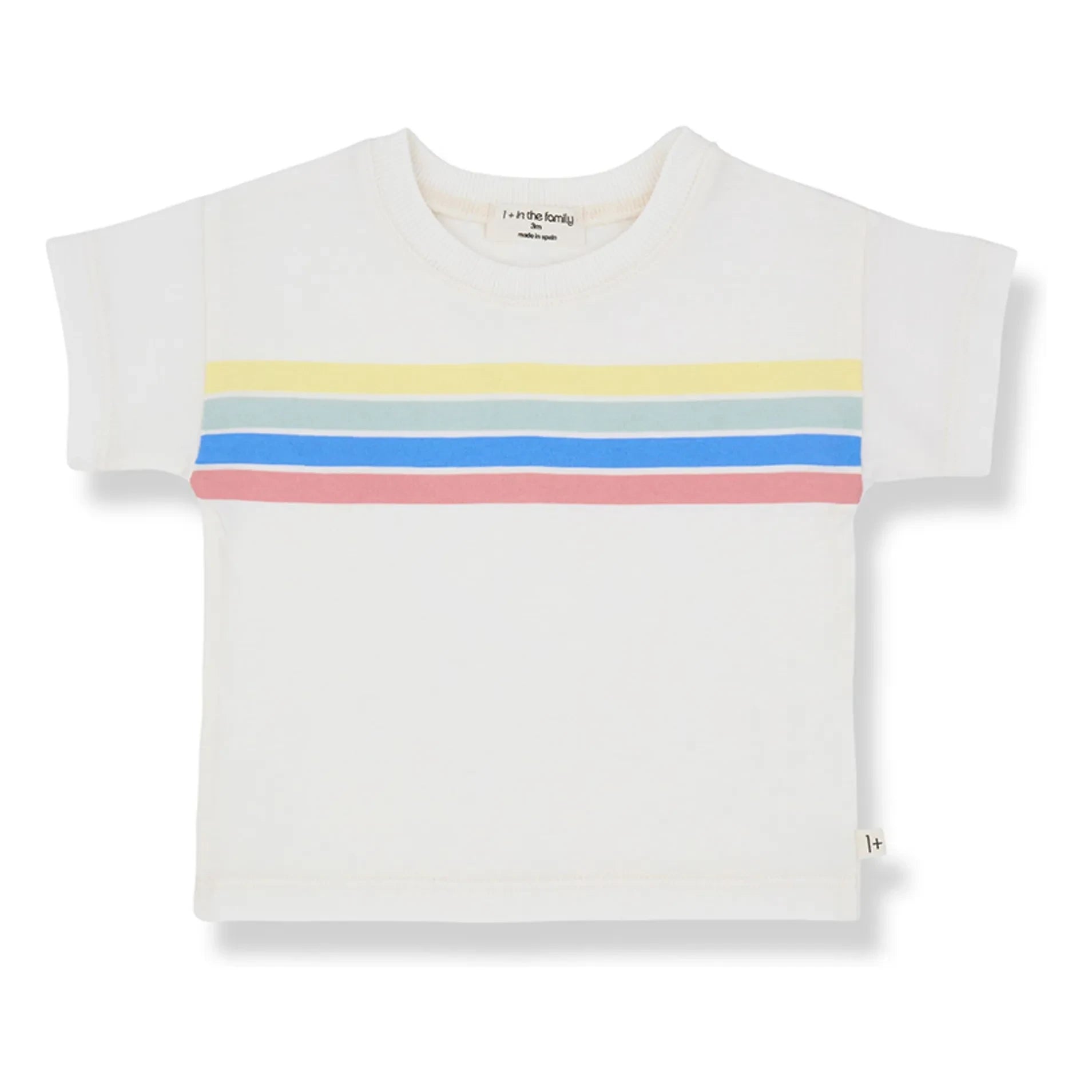 1+ in the family - Alayor Striped T-Shirt | White