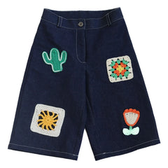 Kalinka - Bermuda Denim Nikol Patches | Dark Blue