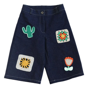 Kalinka - Bermuda Denim Nikol Patches | Dark Blue