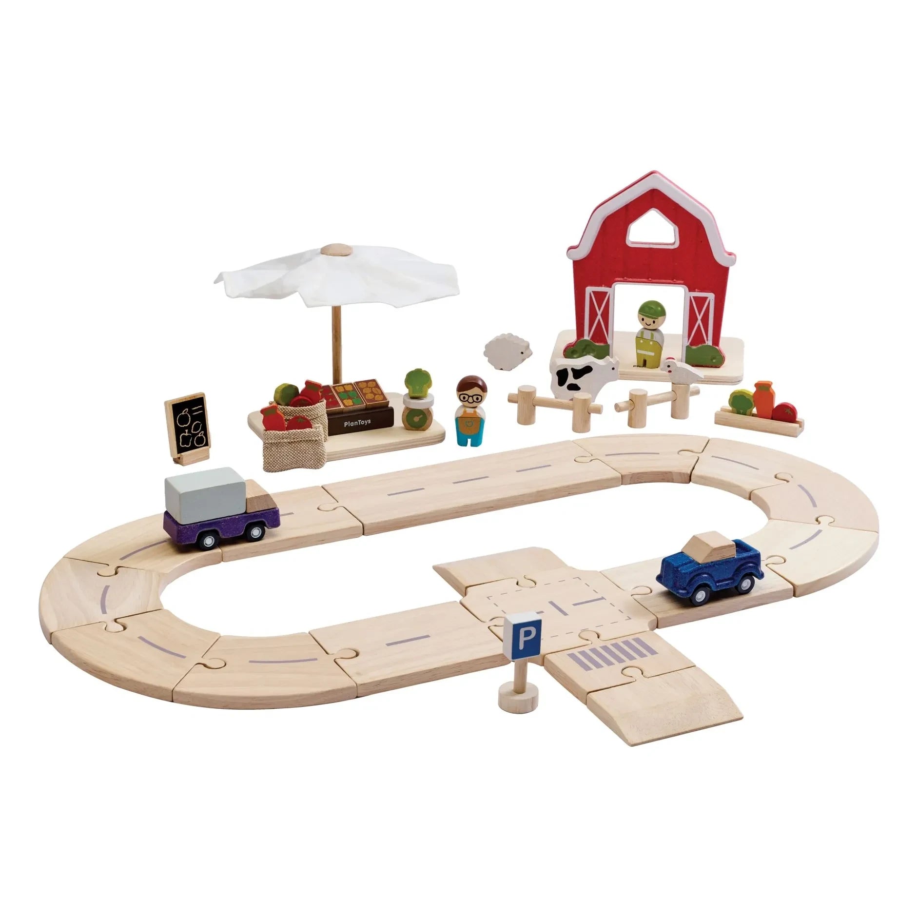 Plan Toys - Plan'City - Çiftlikten Pazara Yolculuk