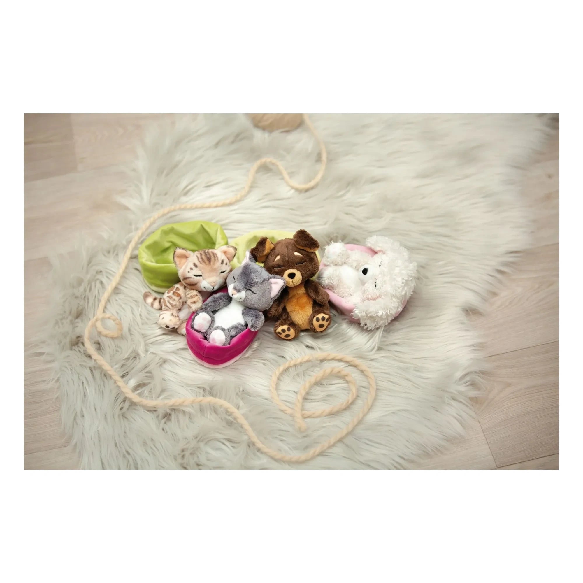 Nici - Bengal kedi peluş - Sleeping Pets | Açık kahverengi