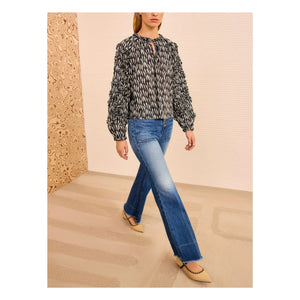 Ulla Johnson – Azrou Bluse | Schwarz