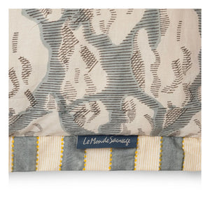 Le Monde Sauvage - Cloud printed pillowcase Nebula Key West | Blue