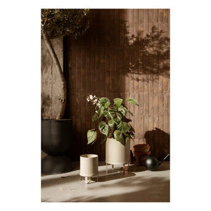 Ferm Living - Übertopf aus Stahl | Beige