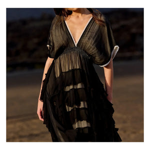 Mes Demoiselles - Charlotte Kleid | Schwarz