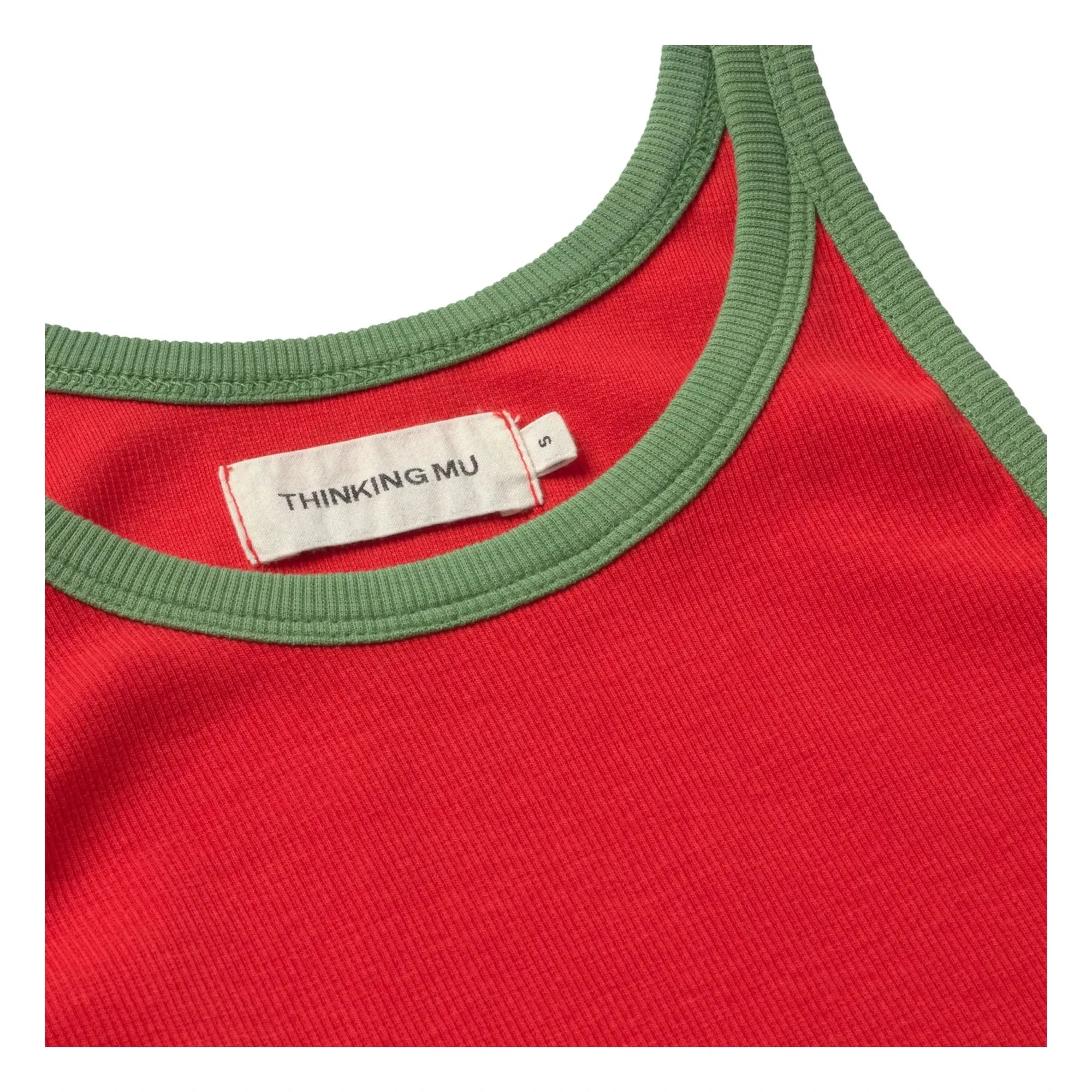 Thinking Mu - Harriet Organic Cotton Top | Red