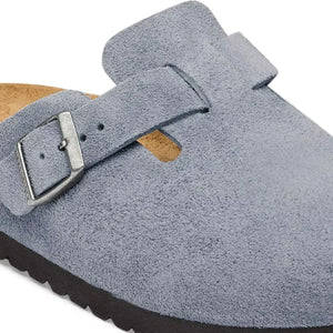 BIRKENSTOCK - Bostons Süet Terlikler | Mavi