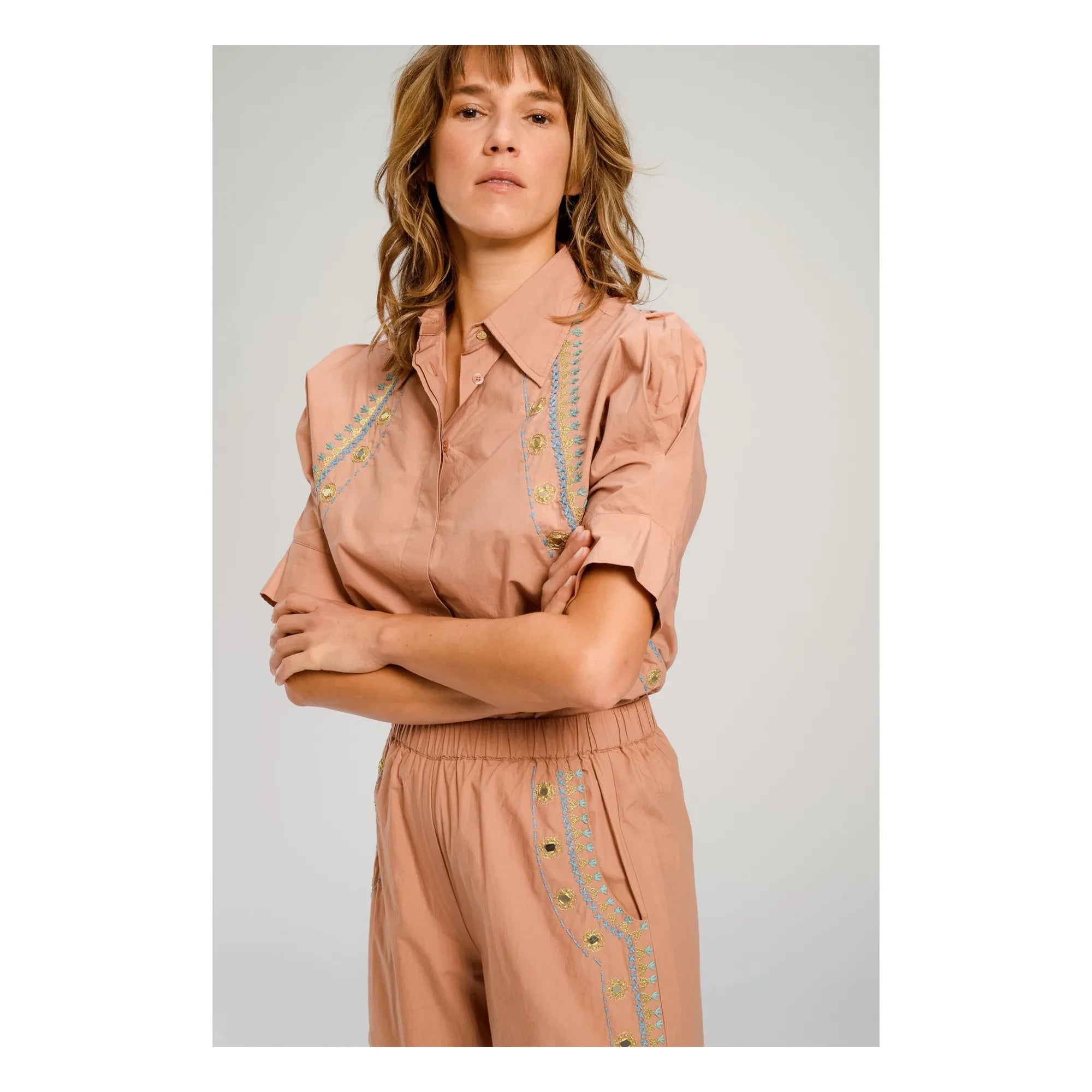 Virginie de Vinster - Los Angeles bluz | Terracotta