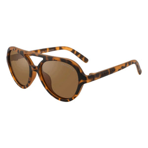 Grech & Co - Aviator Polarized Scales Sunglasses | Brown