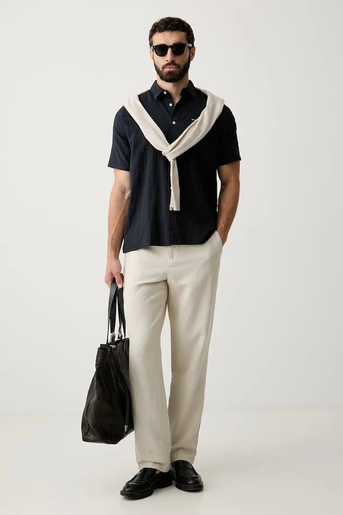 Barbour Kingswood pamuk ve elastan erkek gömleği