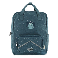 Trixie - Mr. Triceratops Large Backpack | Grey Blue