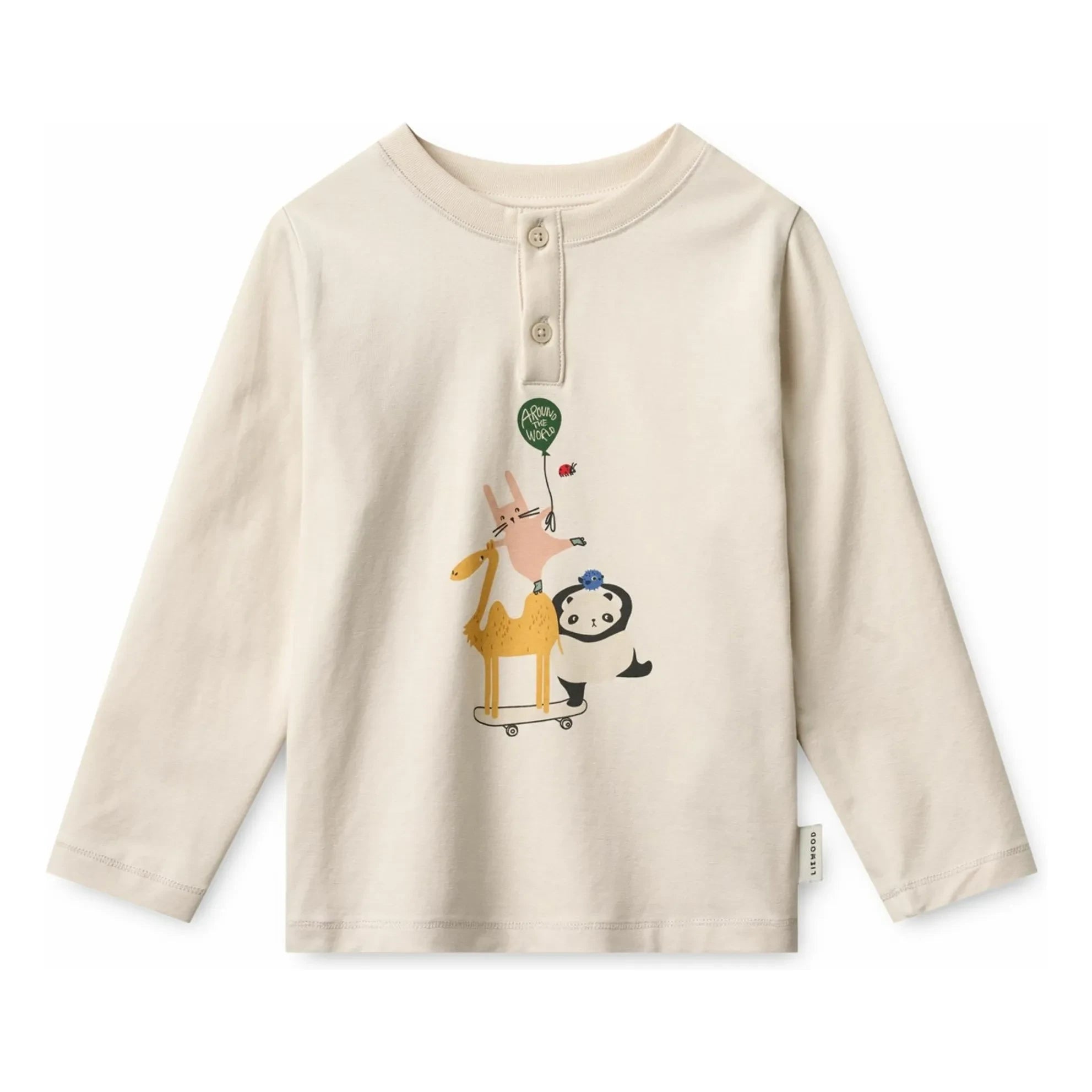 Liewood - Wilhelm Organik Pamuklu Hayvan Desenli Pijama | Yulaf