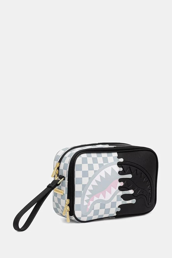 Sprayground suni deri kozmetik çantası