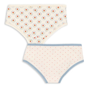 Konges Sløjd - 2er Pack Bio-Baumwoll-Panties | Ecru