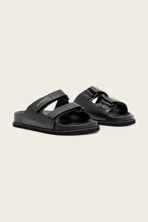 AllSaints Erkek Deri Vex Sandalet
