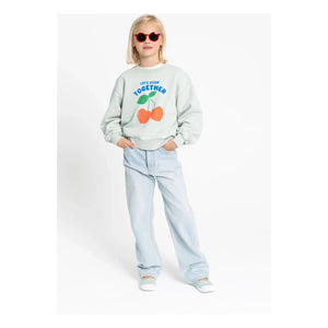 Hundred Pieces - Alba Bio-Baumwoll-Sweatshirt | Celadon