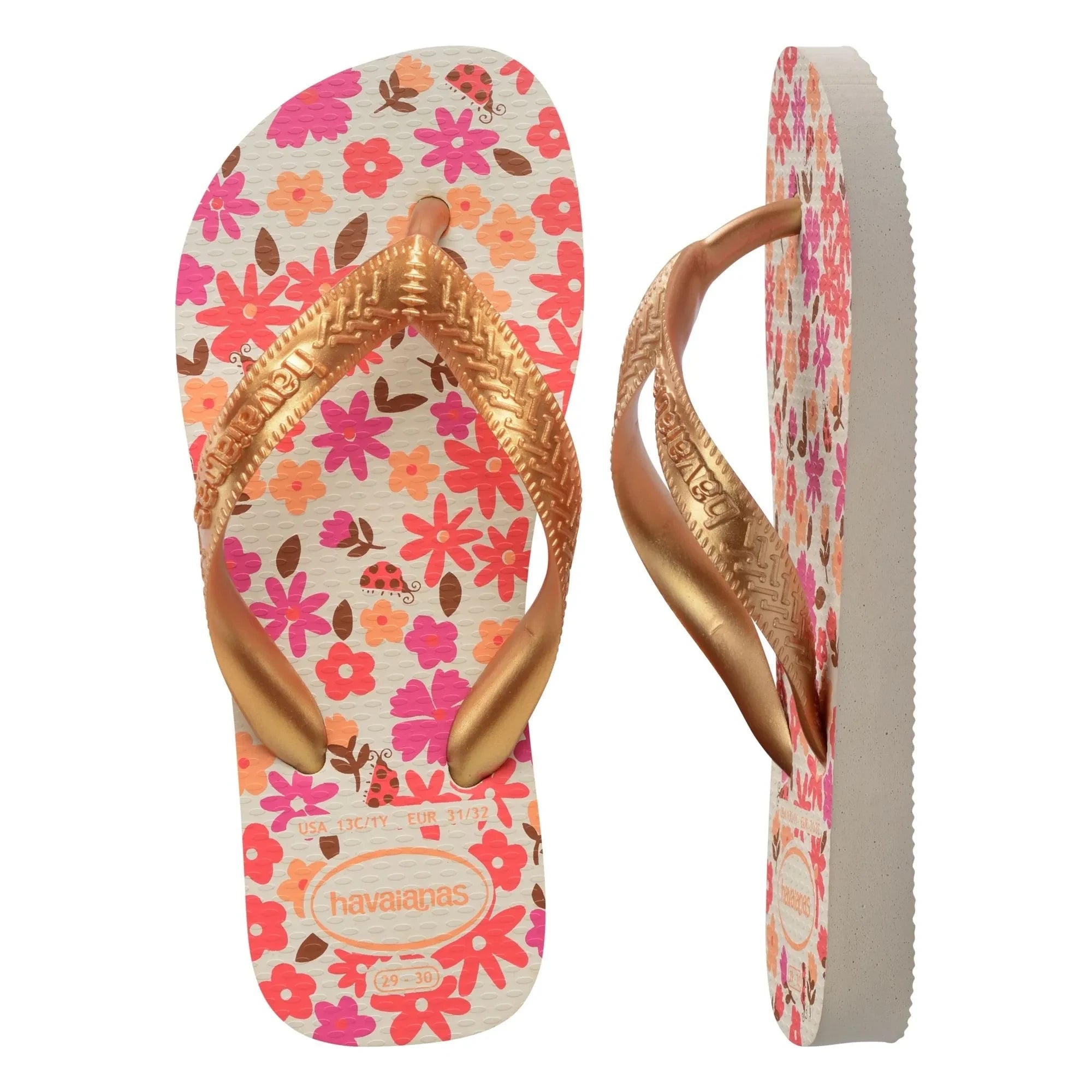 Havaianas - Flores Zehentrenner | Beige