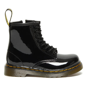Dr. Martens – 1460 Lackleder-Schnürstiefel | Schwarz