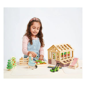 Tender Leaf Toys - Wooden Greenhouse and Accessories