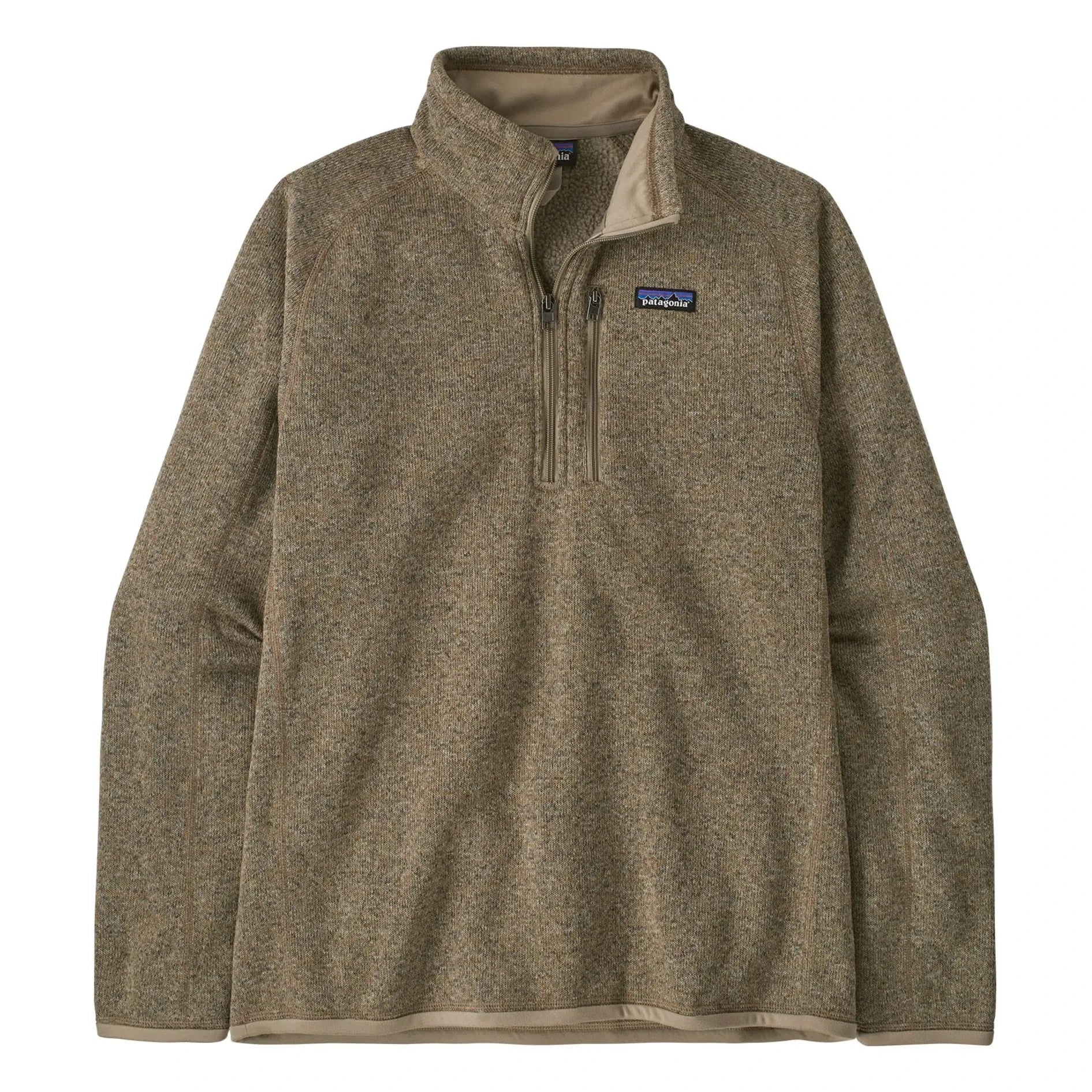 Patagonia - Better Fleece 1/4 Zip Recycelte Fasern | Hellgrau
