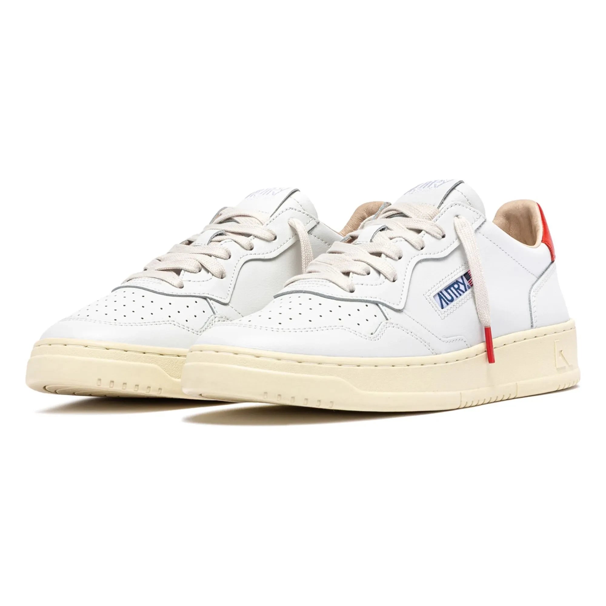 Autry - Medalist Low Leather Sneakers | Orange