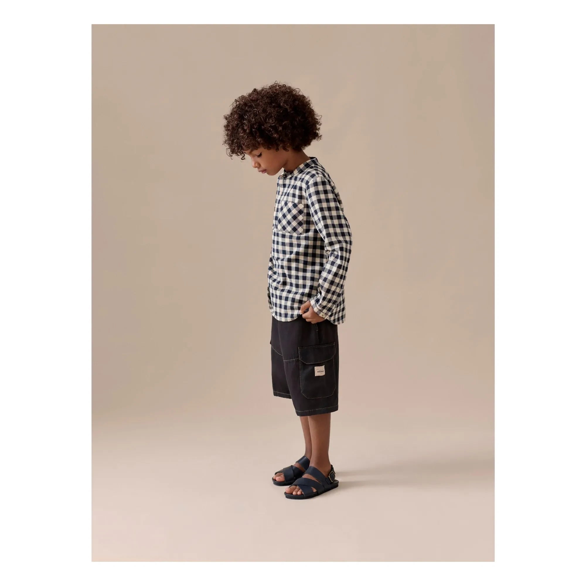 Bonpoint - Lawson Cargo Shorts aus Bio-Baumwolle | Schwarz