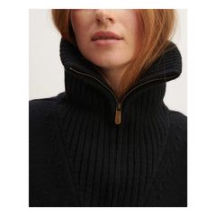 Bompard - Plastron Kaşmir trucker yaka | Siyah