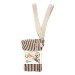 Silly Silas - Striped Organic Cotton Tights | Cream