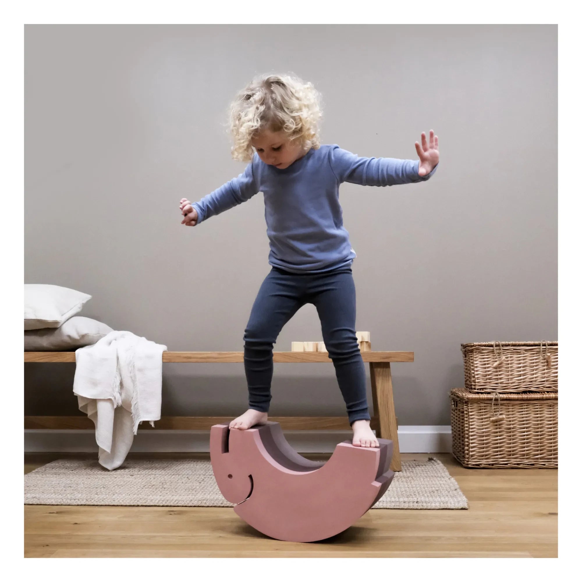 BObles - Elefant Weichschaum-Kletterspielzeug | Pink