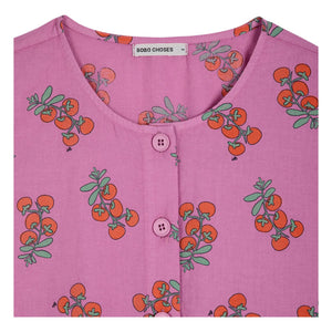 Bobo Choses - Organik Pamuk Top Tomatoes Desenli | Mor