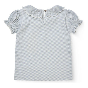 Copenhagen Colors - Bio-Baumwollbluse | Graublau