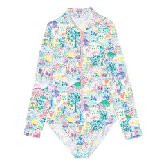 Lison Paris - Bloom Parc Recycled Fibres UV Protection Swimsuit | Light Pink