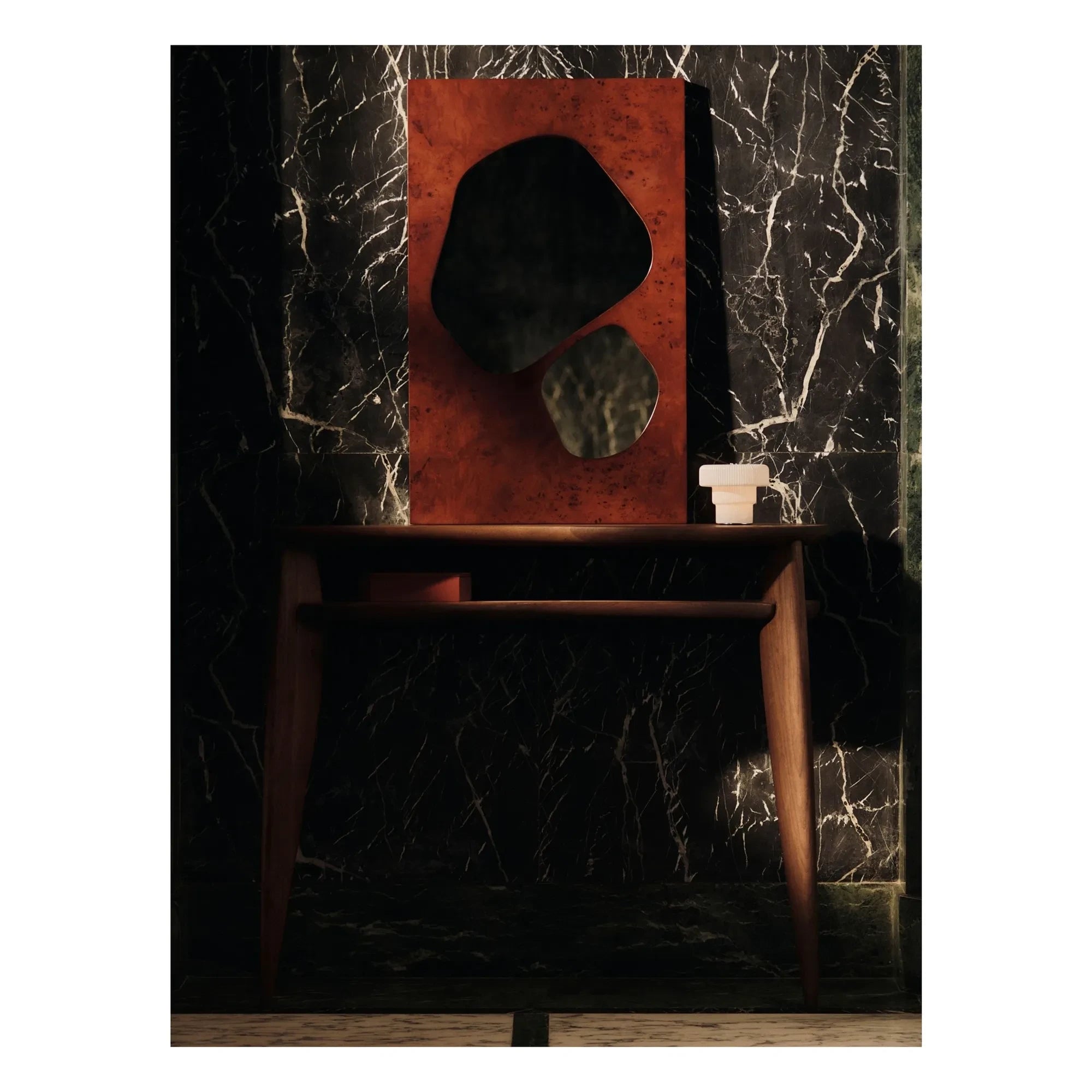Ferm Living - FSC Feve Holzkonsole | Walnuss