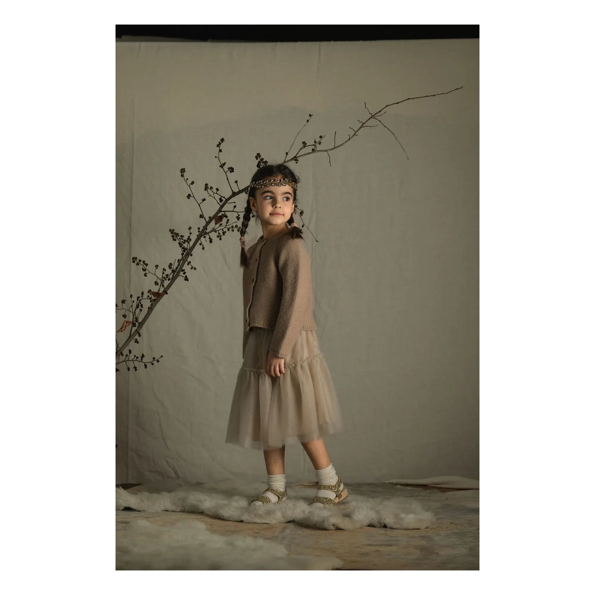 Babe & Tess - Bej Tutu Parti Eteği