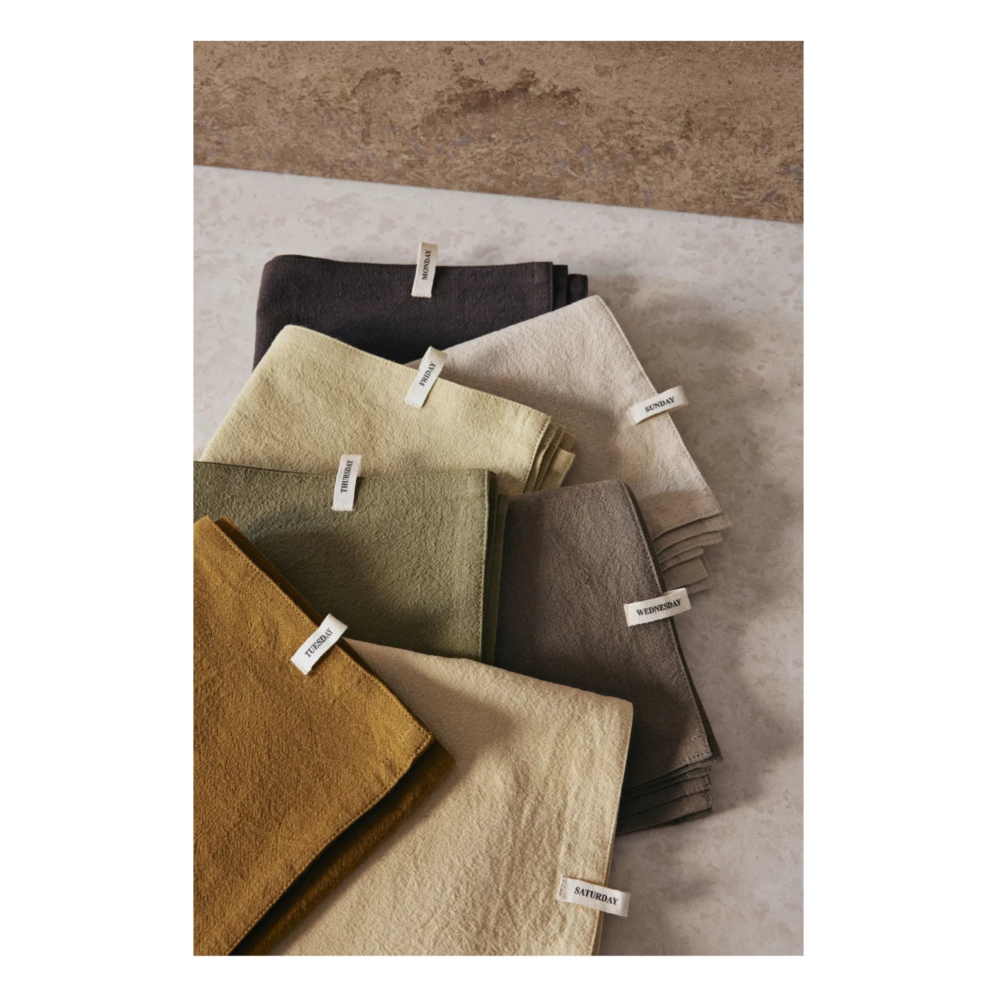 Ferm Living - Wochen-Küchentücher - 7er Set